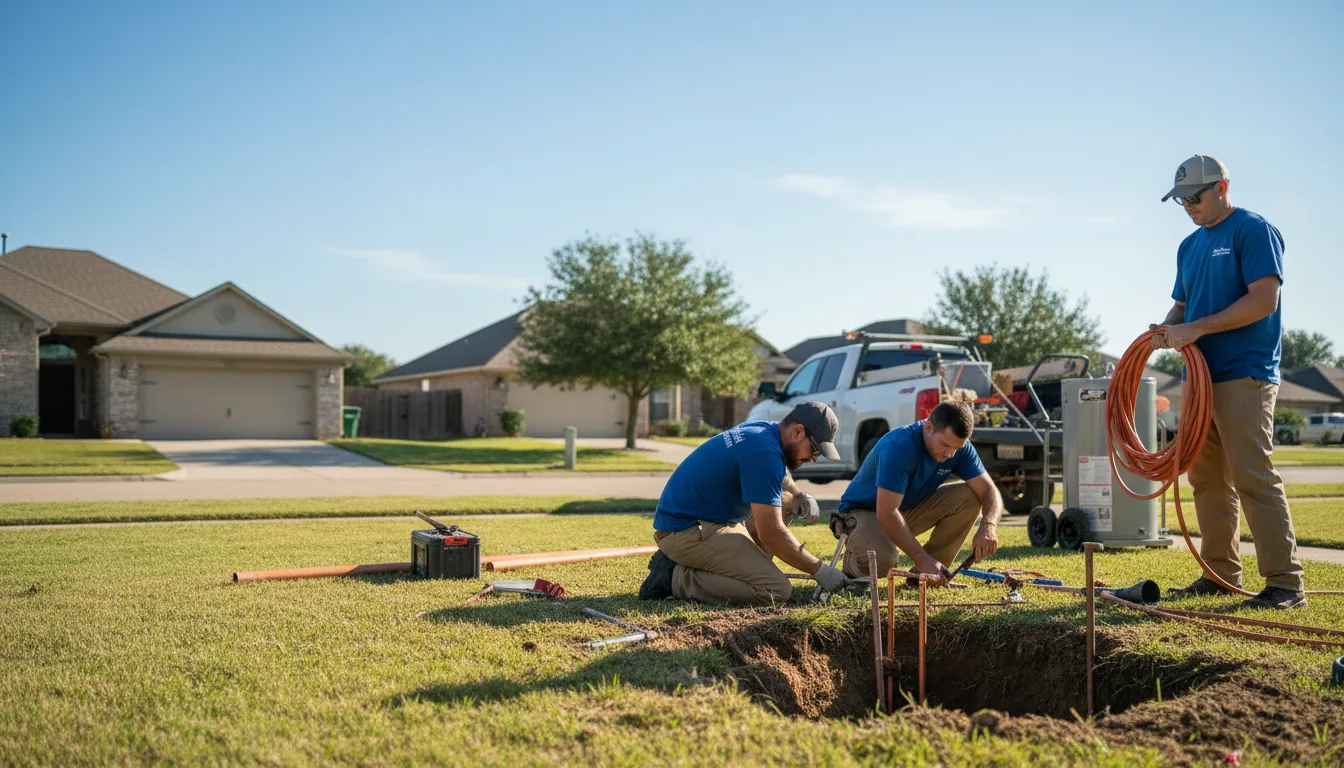 Plumber in Garciasville, TX near me
